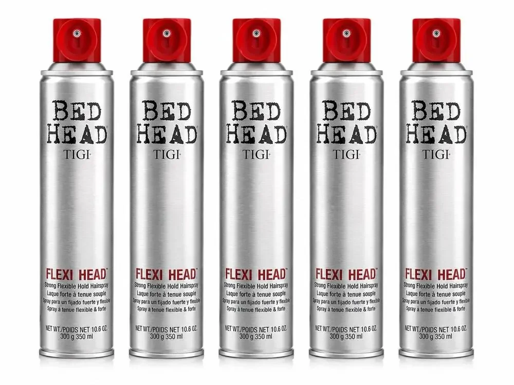 TIGI Bed Head Flexi Head Strong Flexible Hold Hairspray 10.6oz 350ml 5 Pack